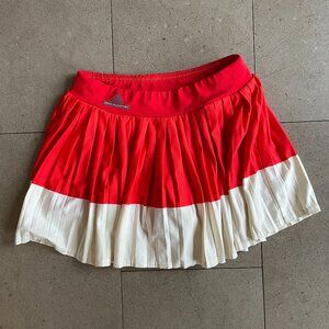 Stella McCartney Red/Cream Adidas Tennis Skort Skirt- Extra Small